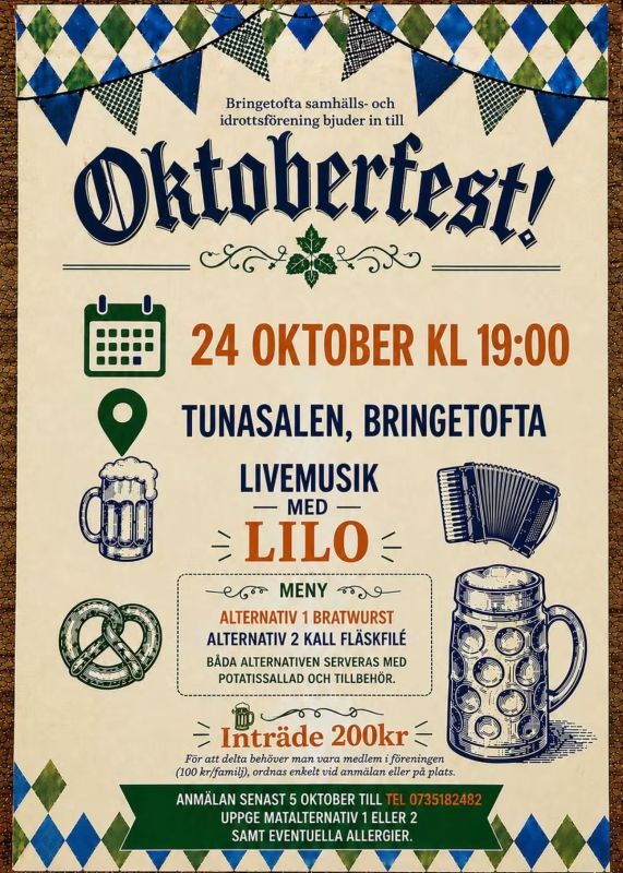 Inbjudan oktoberfest 2026
